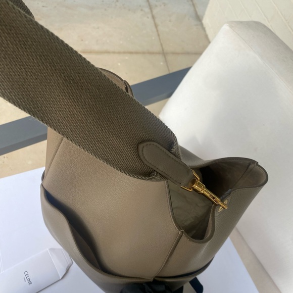 Celine Sangle Bucket Shoulder Bag Tan-✔️BOOM - Picture 11 of 16